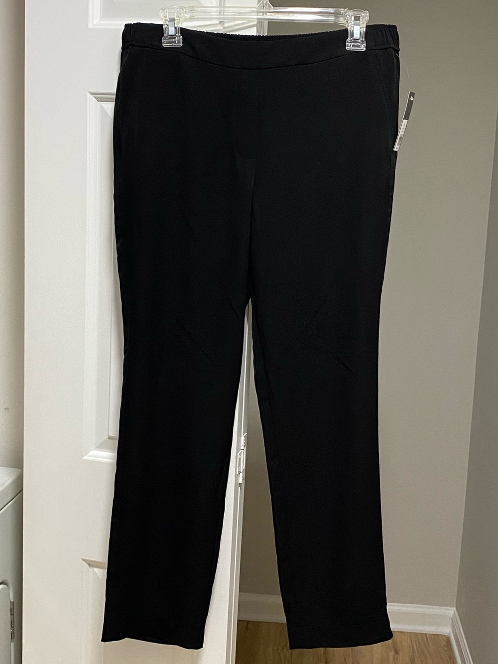 The Limited Black Straight-Leg Pull-On Pants